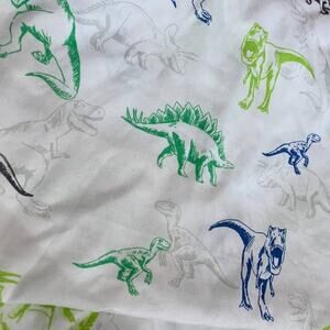 Sonoma for Life Dinosaur TRex Raptor Full Flat Bed Sheet 100% Polyester